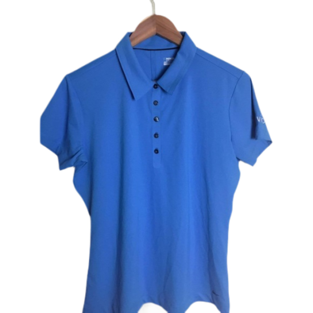 Nike Golf Blue Dri-Fit Polo‎ Medium